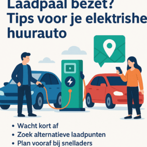 Elektrische huurauto opladen