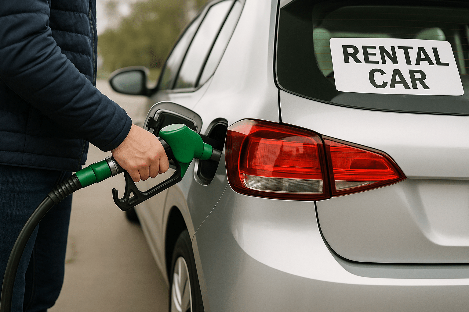Aftanken huurauto