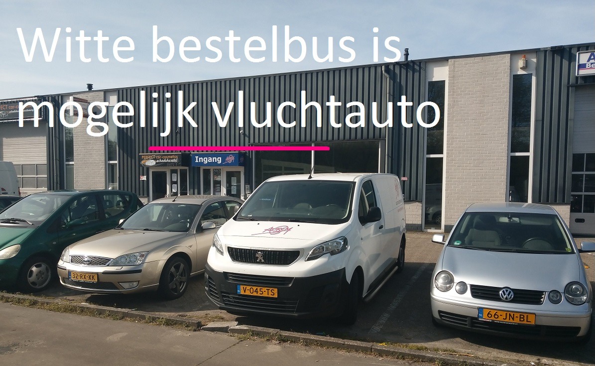 witte bestelbus